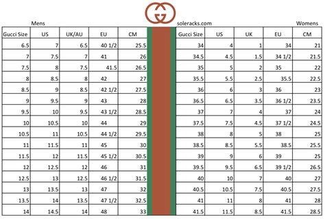 gucci größentabelle|gucci size conversion chart.